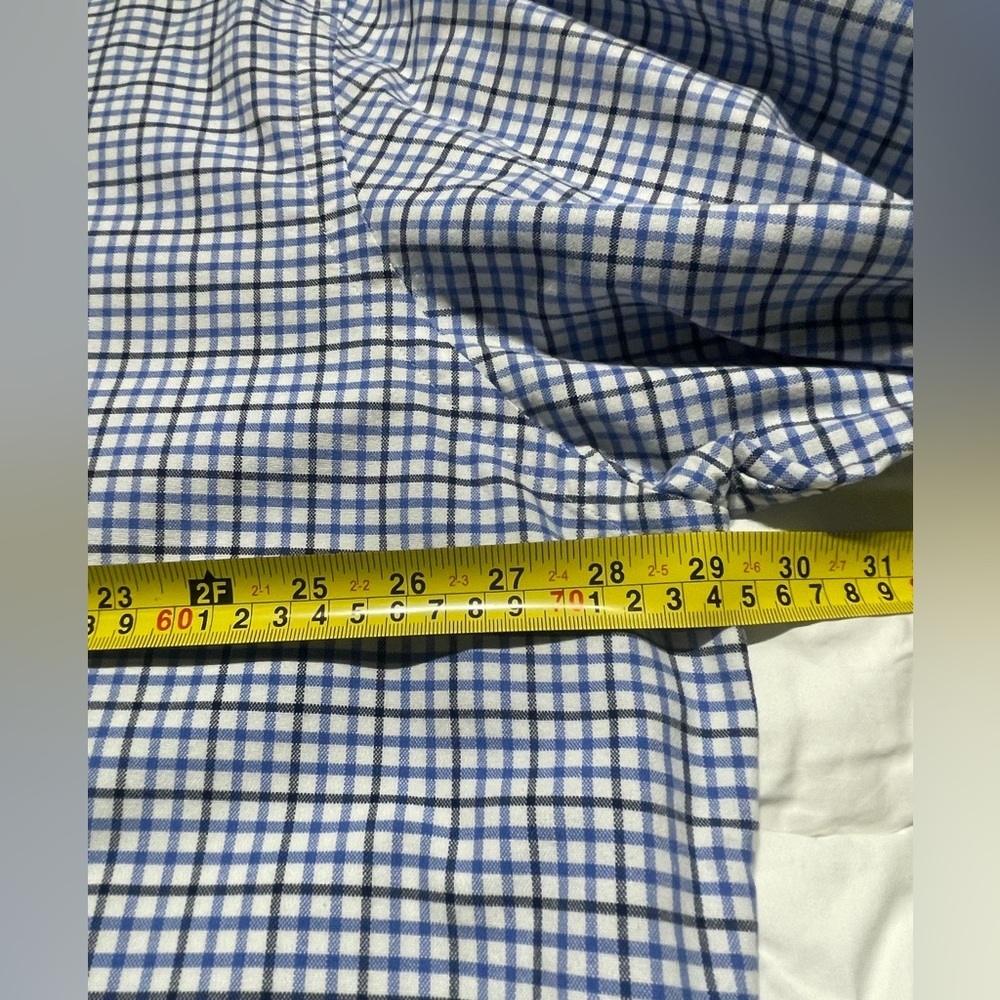 Ralph Lauren Blue Label Blue Checkered Men's Shirt Size 2XLT - Picture 5 of 6